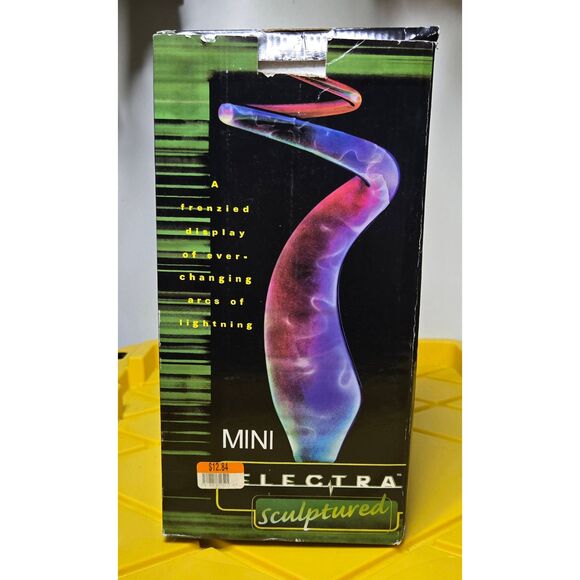 Vintage Lumisource Mini Elecrra Sculptured Y2K Touch Sensitive With Original Box - Picture 2 of 9